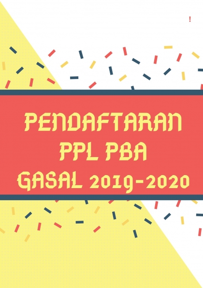 Info Pendaftaran PPL Semester Gasal 2019-2020