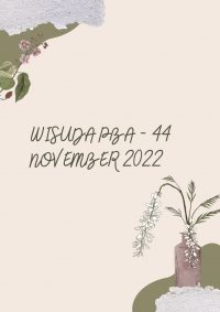 PENDAFTARAN WISUDA KE-44 NOVEMBER 2022